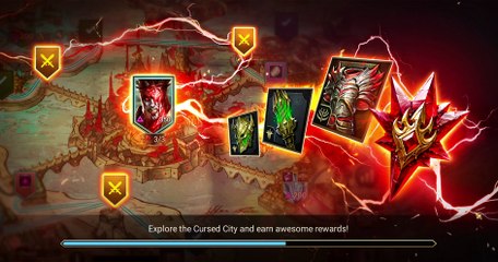 Raid: Shadow Legends -Challenging Bannerlords at Catacombs of Narbuk|Campaign Map Normal