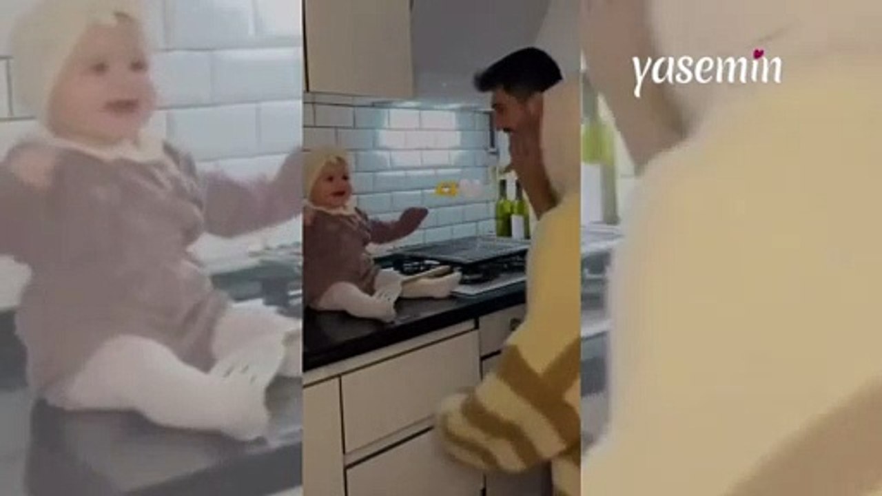 Çekirdek ailenin mutluluğu görenlerin kalbini yumuşacık yaptı! "Bu anı yaşamak istiyorum"