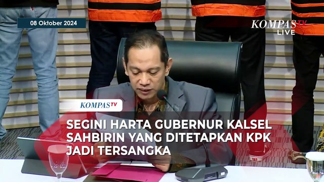 Segini Harta Gubernur Kalsel Sahbirin yang Ditetapkan KPK jadi Tersangka