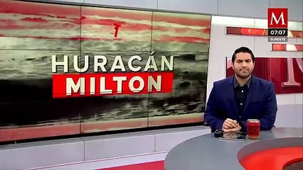 Sube el nivel del mar en Campeche a causa del huracán 'Milton'