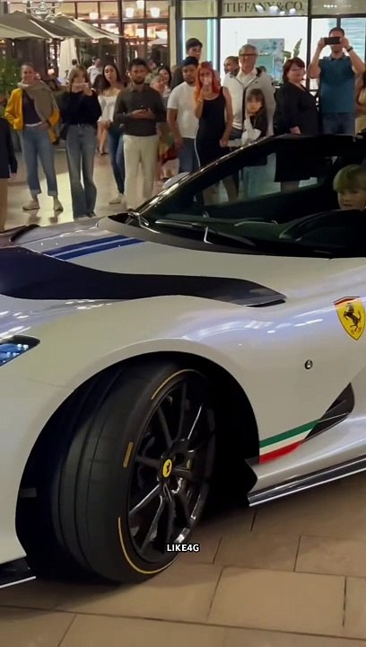 Mum driving 2M Ferrari 812 #supercar #car