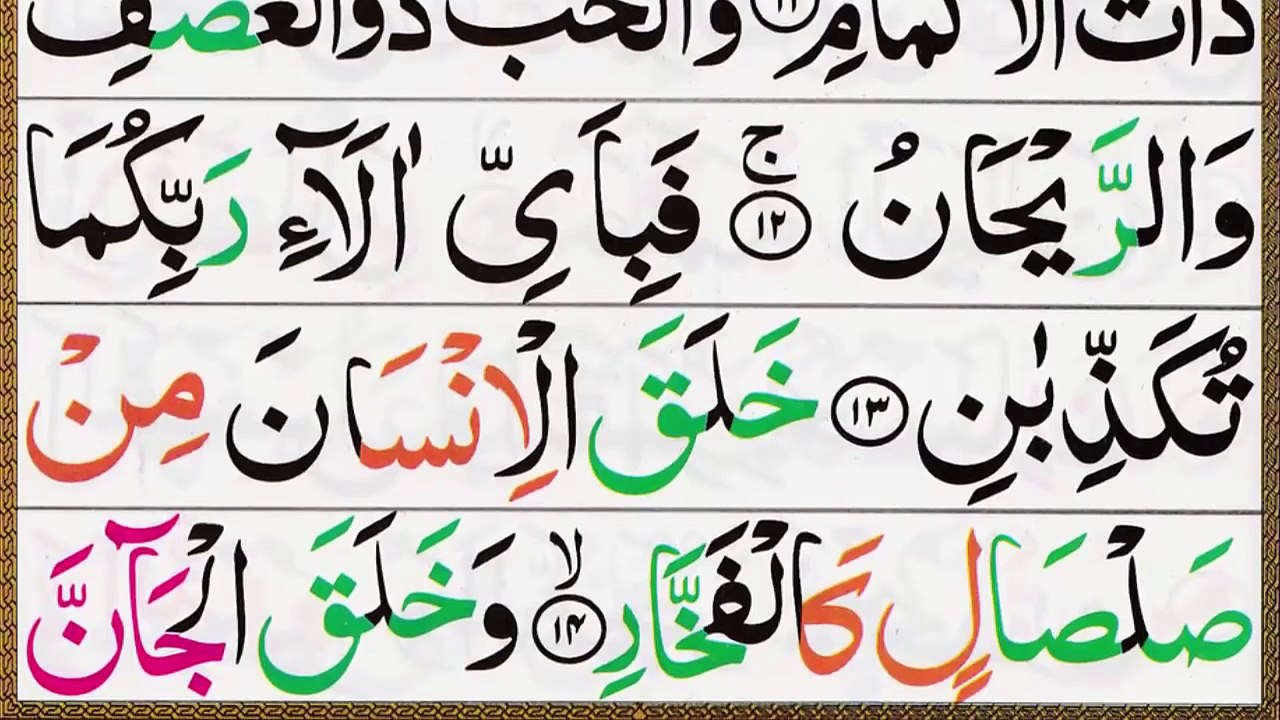 055.Surah Rahman Full [Surah Ar-Rahman Recitation] Surah Rahman Pani Patti Voice