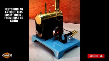 Bringing a 1950s Rusty Steam Engine Toy Back to life