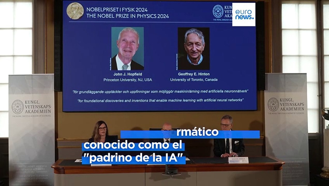 John Hopfield y Geoffrey Hinton ganan el Nobel...