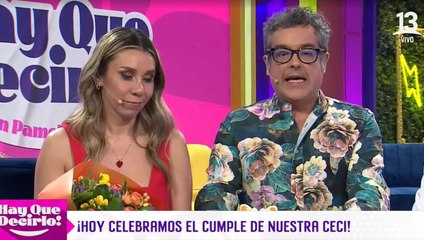 Cecilia Gutiérrez recibió inesperada sorpresa de cumpleaños por parte de uno de sus grandes amigos de la farándula