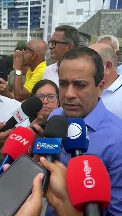 "Eu não tenho dúvidas que o povo de Camaçari, pela inteligência que tem, vai fazer a melhor escolha", diz Bruno Reis, confiante na vitória de aliado