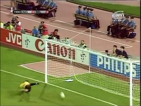 England v Belgium Round of 16 26-06-1990