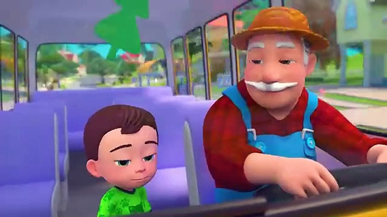 The Wheels on The Bus Song (Animal Version) | Lalafun Nursery Rhymes & Kids Songs