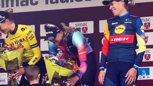 Cycling - Simac Ladies Tour 2024 - Zoe Bäckstedt wins the 1st stage time-trial, her first pro victory