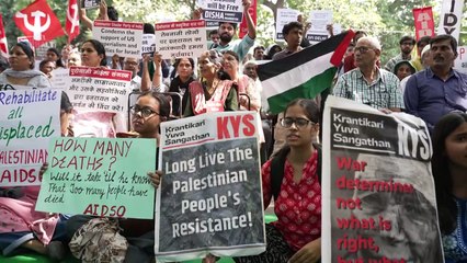 Pro-Palestinian protesters rally worldwide on October 7 anniversary