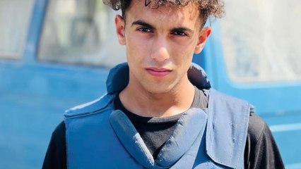 Download Video: Hassan Hamad, journaliste de Gaza âgé de 19 ans, tué dans un bombardement à Gaza