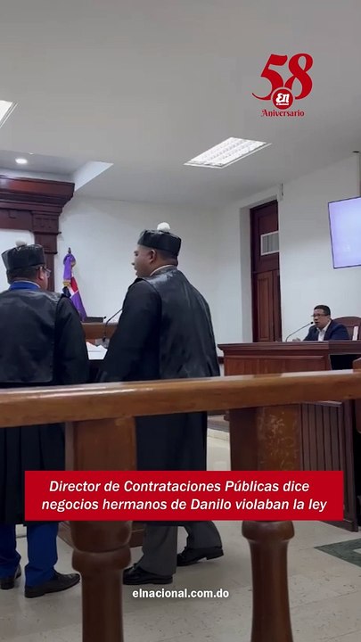 Director de Contrataciones Públicas dice negocios hermanos de Danilo violaban la ley