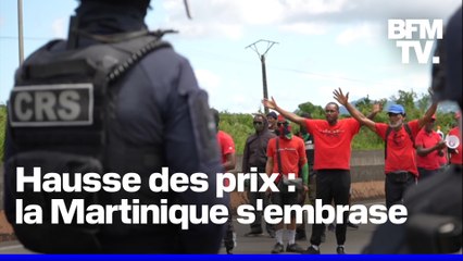 Martinique: onze policiers ont été blessés lors de manifestations de lutte contre la vie chère