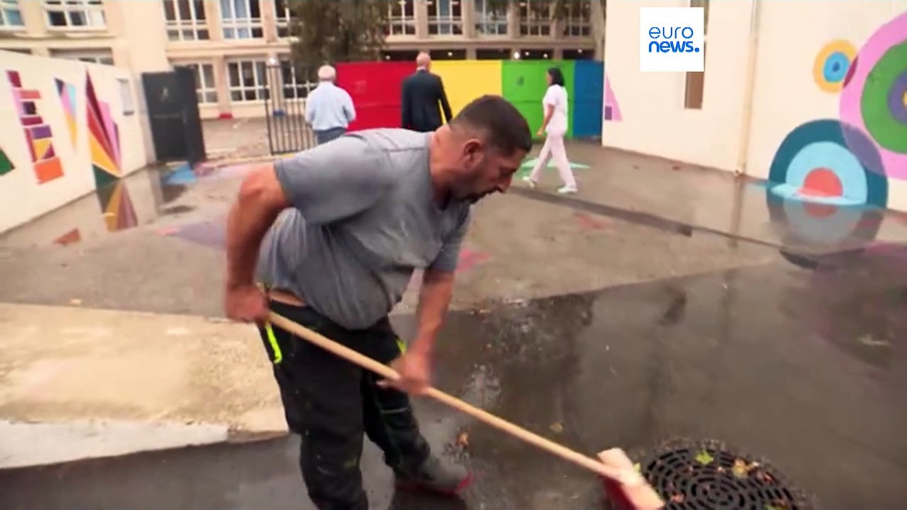 Inondations à Marseille après de fortes pluies