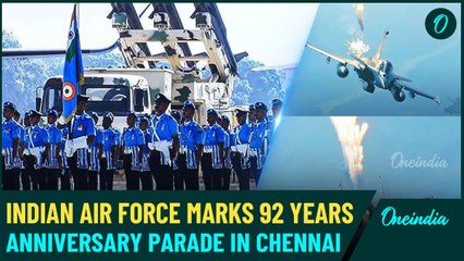 92nd anniversary of Indian Air Force: Air Chief Marshal Amar Preet Reviews Grand Parade in Chennai