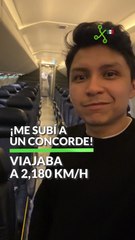 Así es en interior de un avión Concorde