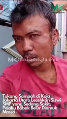 Tukang Sampah di Koja Jakarta Utara Lecehkan Siswi SMP yang Sedang Sakit, Pelaku Babak Belur Diamuk Massa