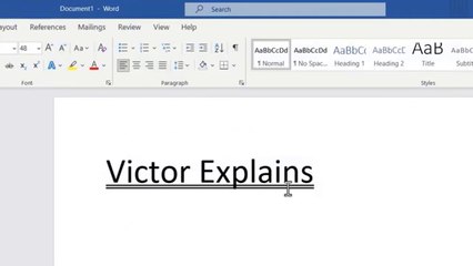 How To Remove and get rid of an Underline in Microsoft Word