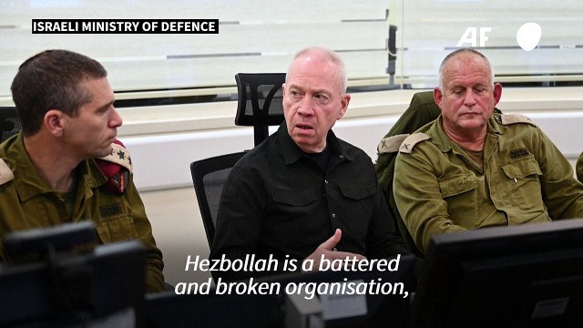 Hezbollah 'battered and broken' says Israeli defence minister