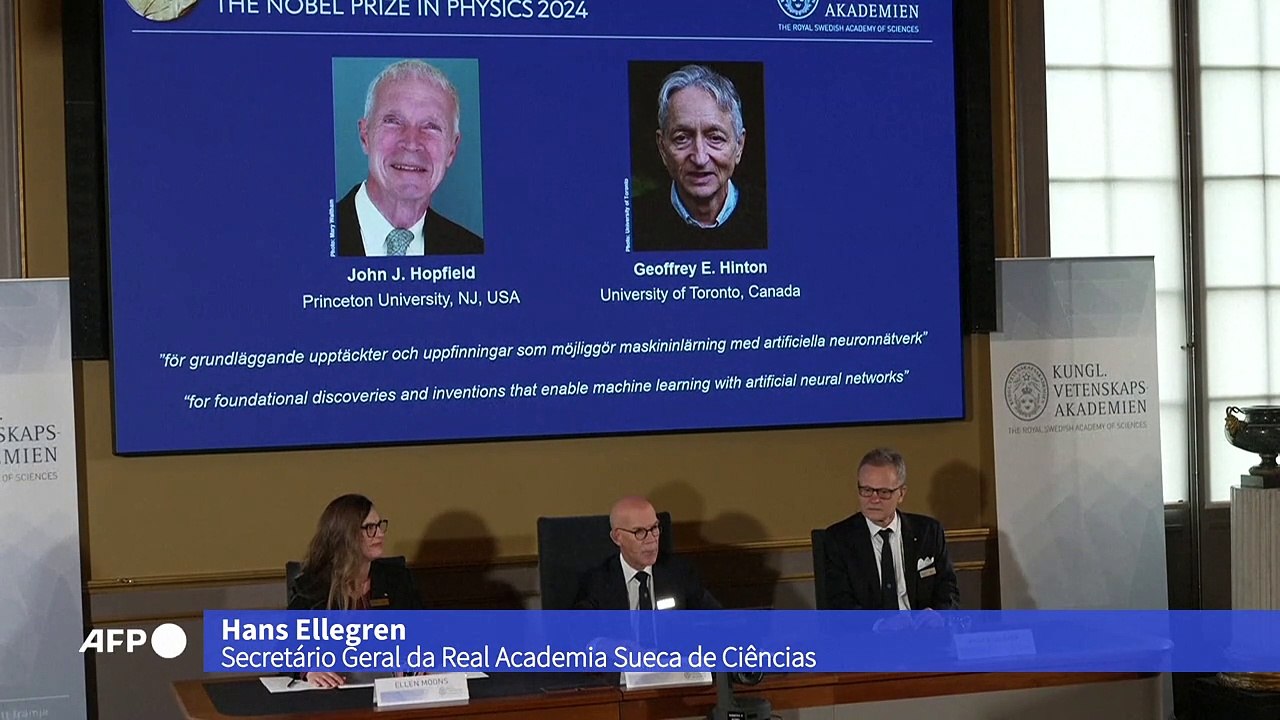 Nobel de Física premia trabalho ligado à Inteligência Artificial