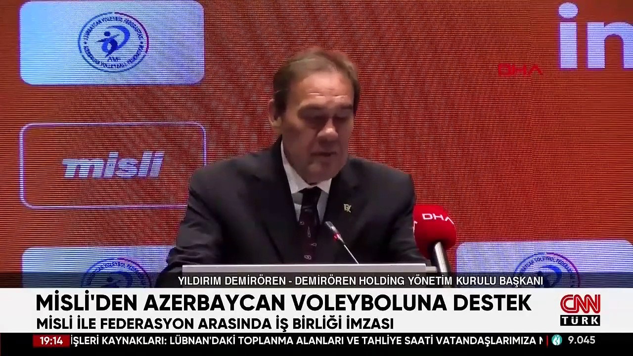 Azerbaycan Voleybol Federasyonu ve misli.com iş birliği anlaşması imzalandı