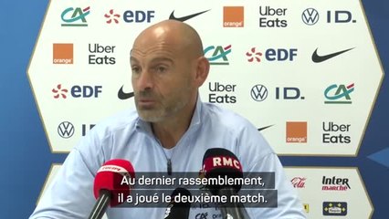 Espoirs - Baticle heureux du retour de Lepenant