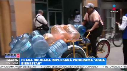 Clara Brugada impulsará el programa “Agua Bienestar”