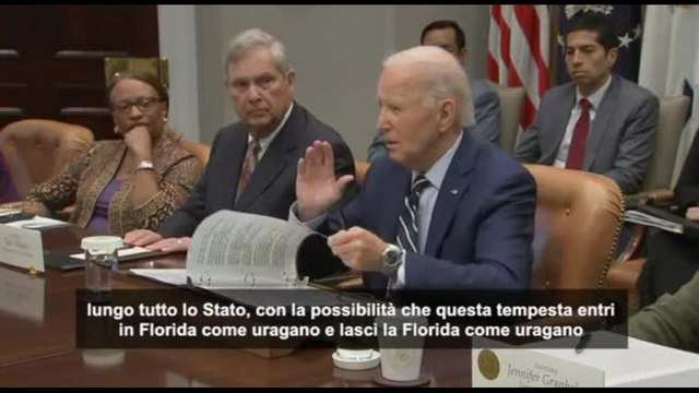 Biden: Milton potrebbe essere peggior uragano in Florida da un secolo