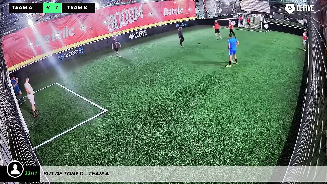 But de Tony D - Team A