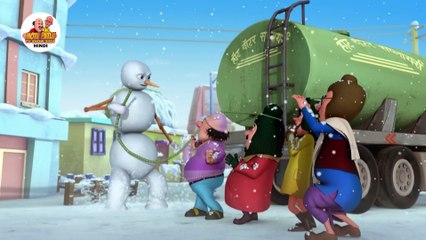 बर्फीला मोटू ｜ Snow Man ｜ Comedy Funny Cartoon ｜ म..