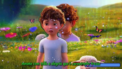 Uma Amizade Inesperada: O Menino e o Carneirinho que Iluminaram o Vale.