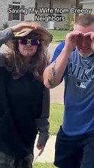 Creepy Neighbors #funny #couples #comedy