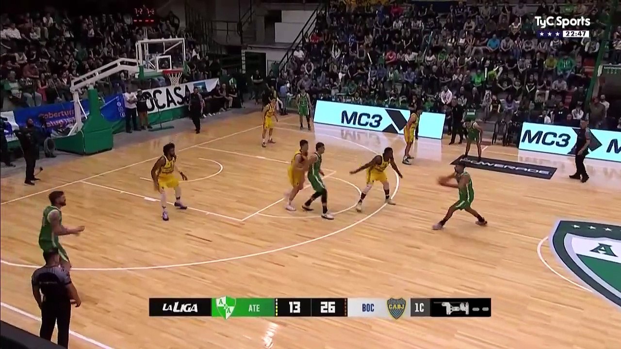 Boca 26 - 15 Atenas |  Basquet