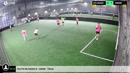 Faute de Cédric D - Drink    Team