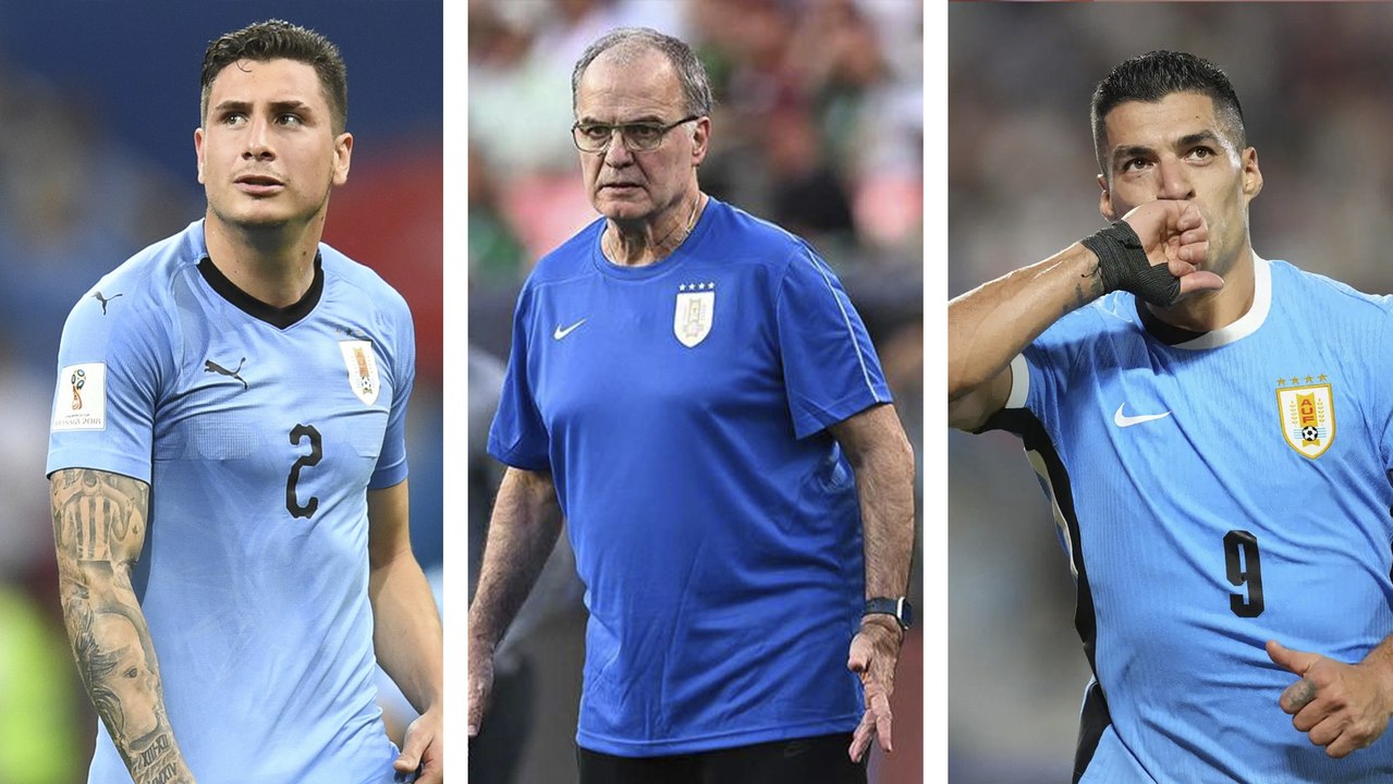 Uruguay: José María Giménez toma distancia en Luis Suárez vs Bielsa