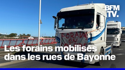 "Il ne faut pas s'étonner qu'on soit en colère » : mobilisation des forains ce mardi dans les rues de Bayonne