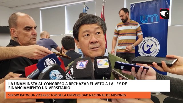 La UNaM insta al Congreso a rechazar el veto a la ley de financiamiento universitario