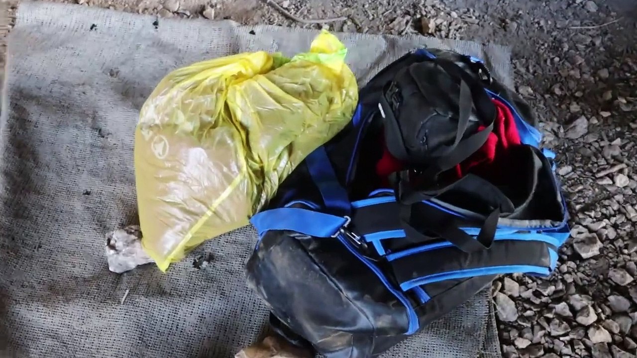 View of the valley, in the evening and in the morning
