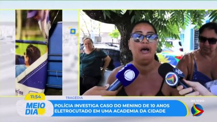 Pais de criança que morreu eletrocutada na Academia Recife prestam depoimento à polícia
