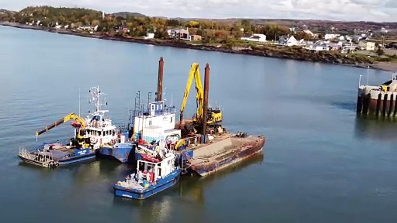 Quai de Rivière-du-Loup : des travaux de dragage avec plusieurs restrictions