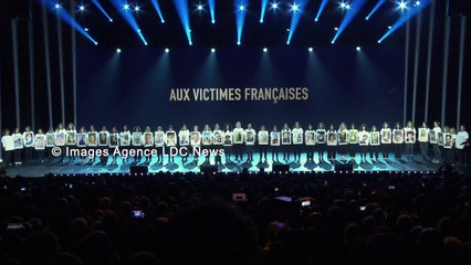 Sandrine Kiberlain et Joann Sfar. Hommage aux victimes du 7 octobre. Paris/France - 07 Octobre 2024