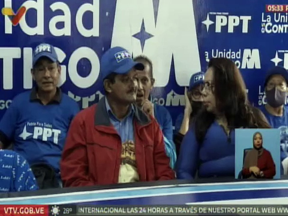 Caracas | Partido PPT presentará propuestas de cara al Gran Congreso del Bloque Histórico