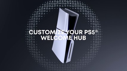 PS5 Welcome Hub