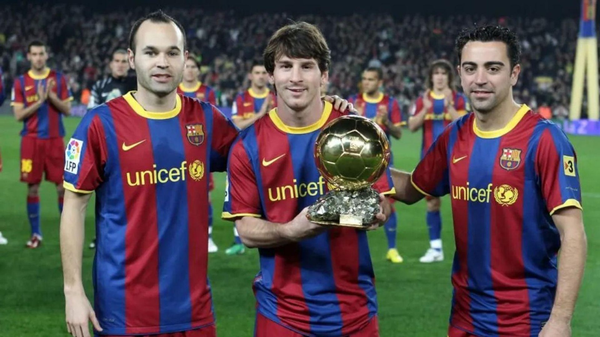Iniesta's Confession About Sharing Ballon d'Or Podium with Xavi and ...