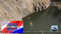 Bagong world record sa death diving, nagawa ng French national sa taas na 44 meters | Unang Balita