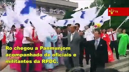 Ativista sul-coreano reprimido na fronteira com a Coreia do Norte
