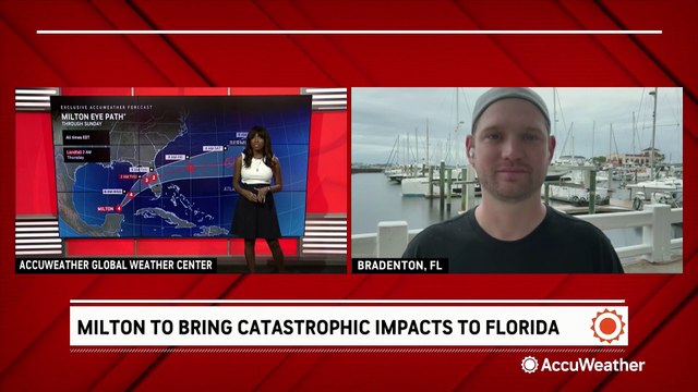 Floridians buckle up ahead of Hurricane Milton