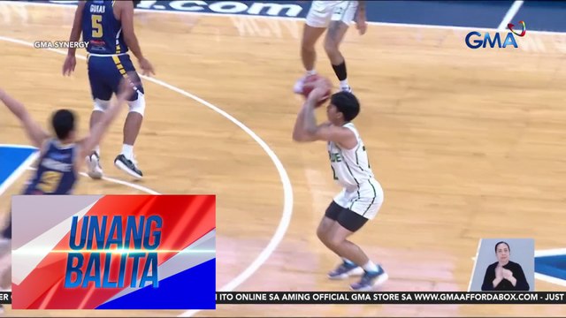 Benilde Blazers, nanatili sa top seed matapos talunin ang JRU Heavy Bombers, 84-69 | Unang Balita