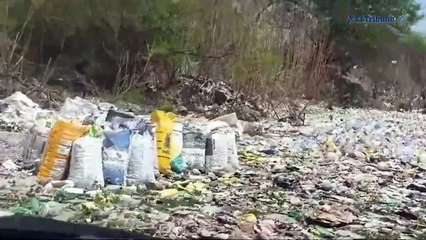 El peligroso basural en Chicoana