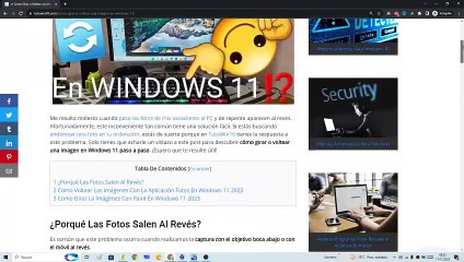  Como VOLTEAR o GIRAR IMÁGENES en WINDOWS 11 (2 FORMAS DIFERENTES) FÁCIL y RÁPIDO